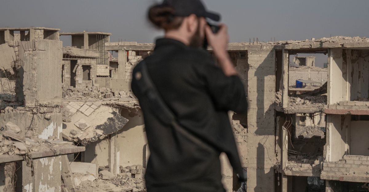 A photographer captures the crumbling ruins of war-torn Damascus, Syria.